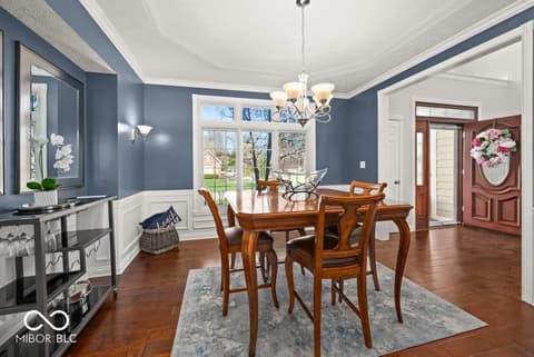 Dining room at 12465 Silver Bay Circle, Indianapolis, IN