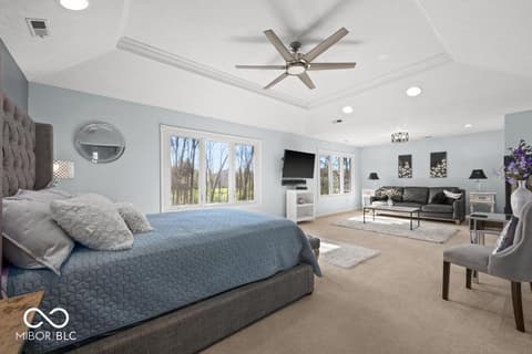 Primary bedroom at 12465 Silver Bay Circle, Indianapolis, IN