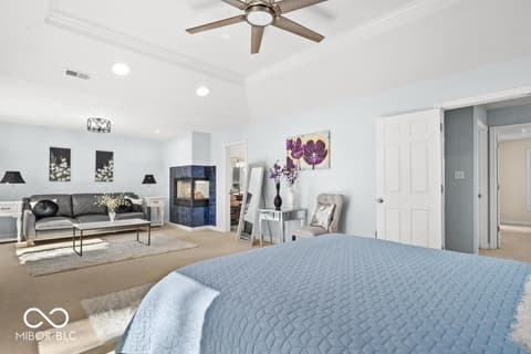 Primary bedroom at 12465 Silver Bay Circle, Indianapolis, IN