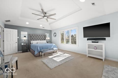 Primary bedroom at 12465 Silver Bay Circle, Indianapolis, IN