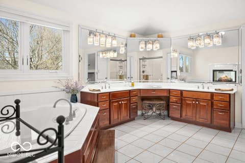 Primary bathroom at 12465 Silver Bay Circle, Indianapolis, IN