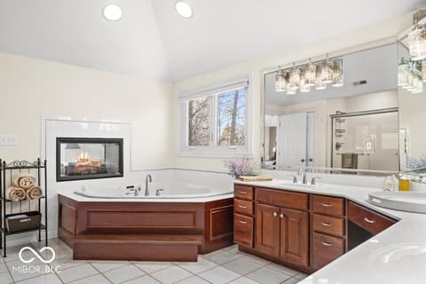 Primary bathroom at 12465 Silver Bay Circle, Indianapolis, IN