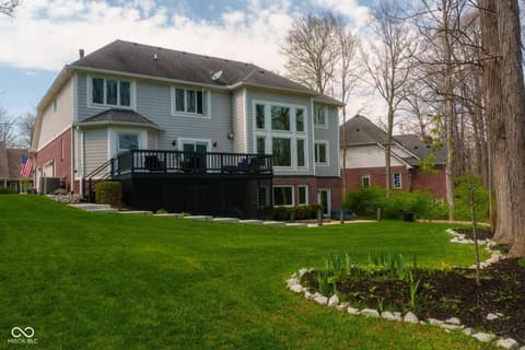 Backyard at 12465 Silver Bay Circle, Indianapolis, IN