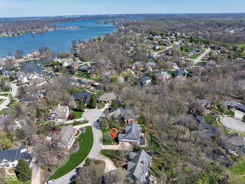 Aerial view at 12465 Silver Bay Circle, Indianapolis, IN