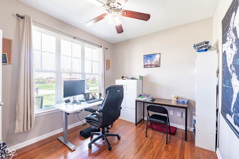 Home office at 1325 Brentford Lane, Greenwood, IN