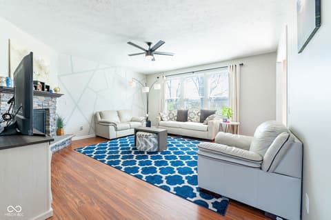 Living room at 1325 Brentford Lane, Greenwood, IN