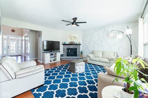Living room at 1325 Brentford Lane, Greenwood, IN