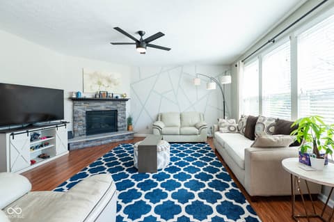 Living room at 1325 Brentford Lane, Greenwood, IN