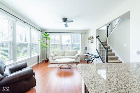 Living room at 1325 Brentford Lane, Greenwood, IN