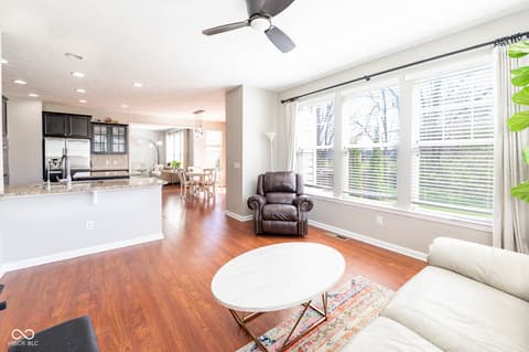 Living room at 1325 Brentford Lane, Greenwood, IN
