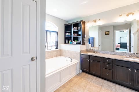 Bathroom at 1325 Brentford Lane, Greenwood, IN