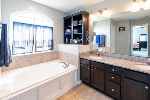 Bathroom at 1325 Brentford Lane, Greenwood, IN