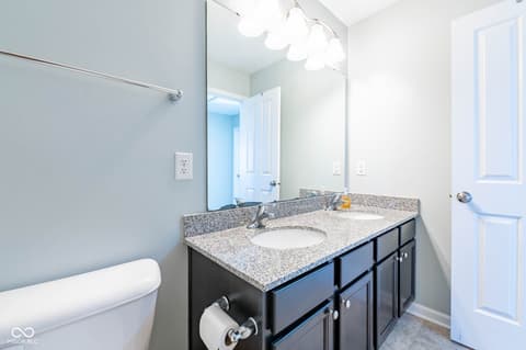 Bathroom at 1325 Brentford Lane, Greenwood, IN