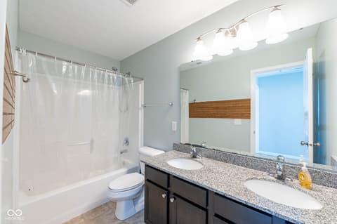 Bathroom at 1325 Brentford Lane, Greenwood, IN