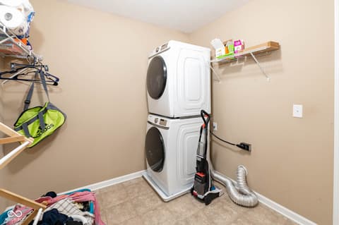 Laundry room at 1325 Brentford Lane, Greenwood, IN
