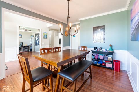 Dining room at 1325 Brentford Lane, Greenwood, IN