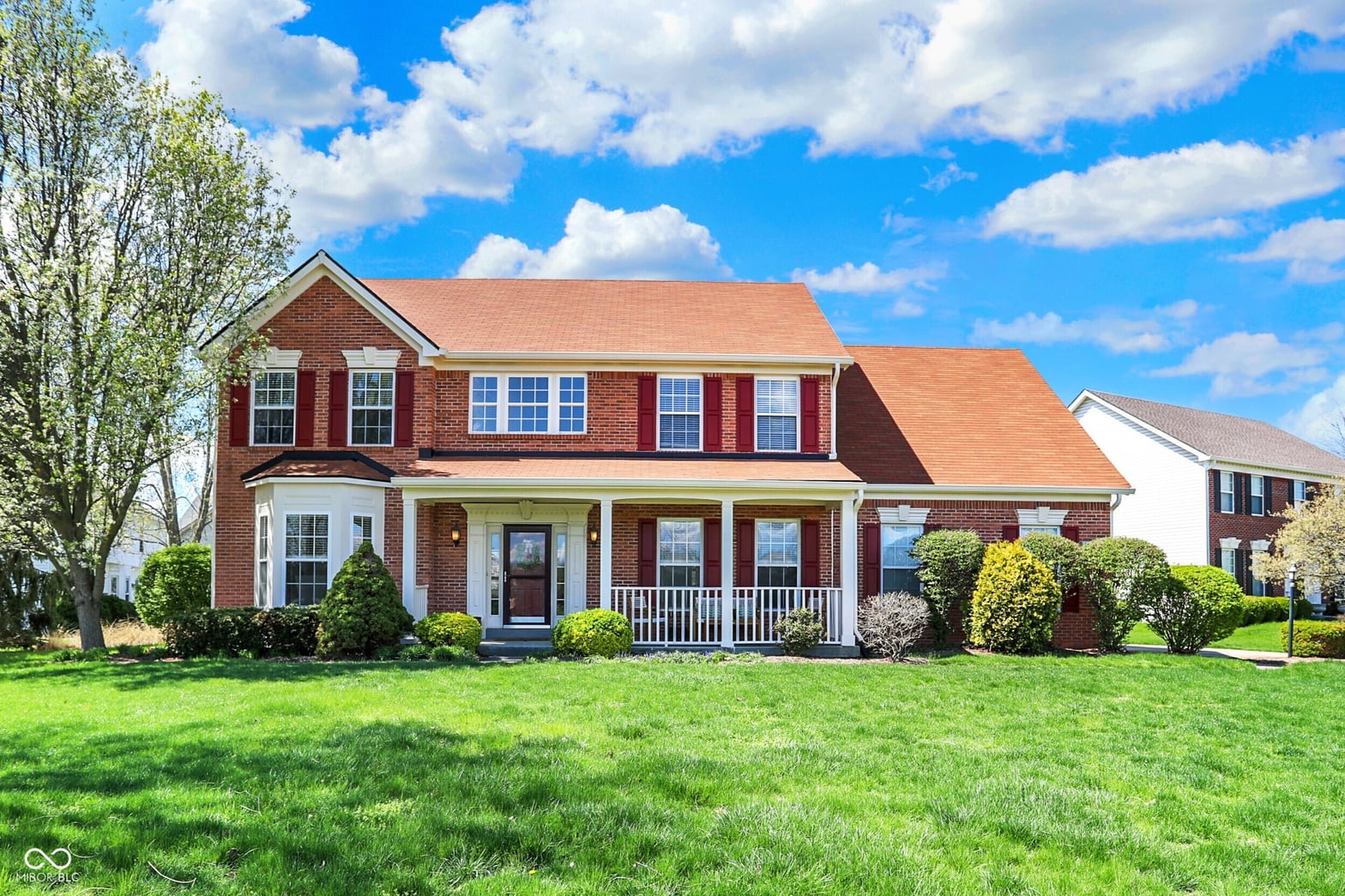 Front exterior at 12448 Pasture View Court, Carmel, IN