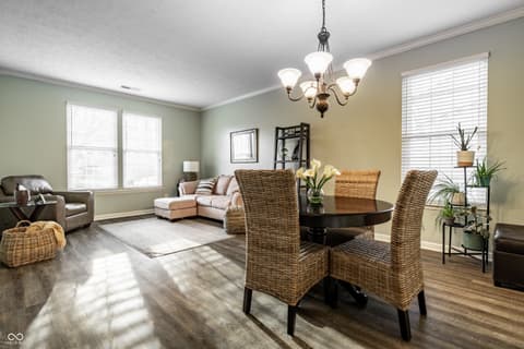 Dining room at 1442 Labrot Court, Avon, IN