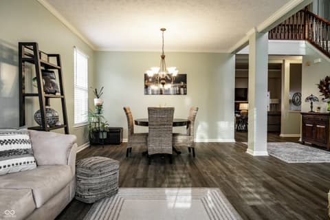 Dining room at 1442 Labrot Court, Avon, IN