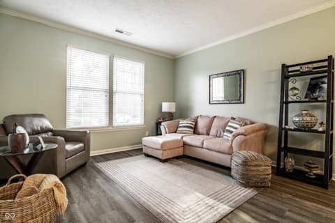 Living room at 1442 Labrot Court, Avon, IN