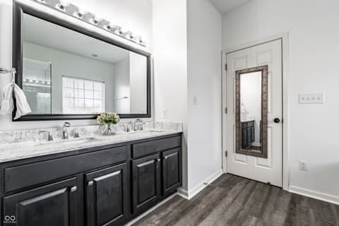 Primary bathroom at 1442 Labrot Court, Avon, IN