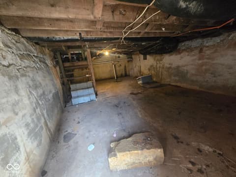 Basement at 214 N Maple Street, Dana, IN