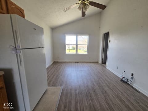 Living room at 214 N Maple Street, Dana, IN