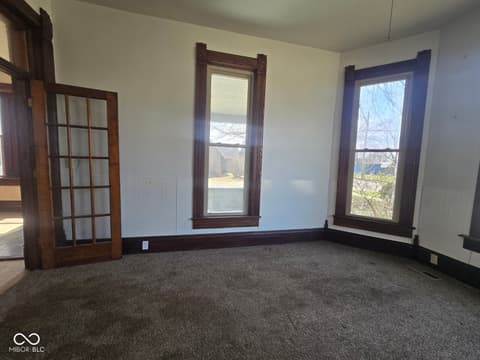 Dining room at 214 N Maple Street, Dana, IN