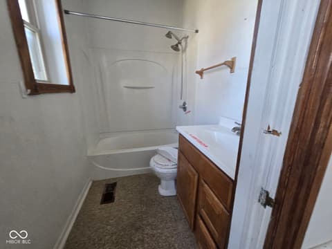 Bathroom at 214 N Maple Street, Dana, IN
