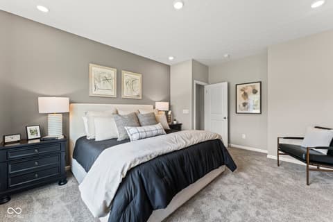 Primary bedroom at 1216 Pegasus Drive, Franklin, IN
