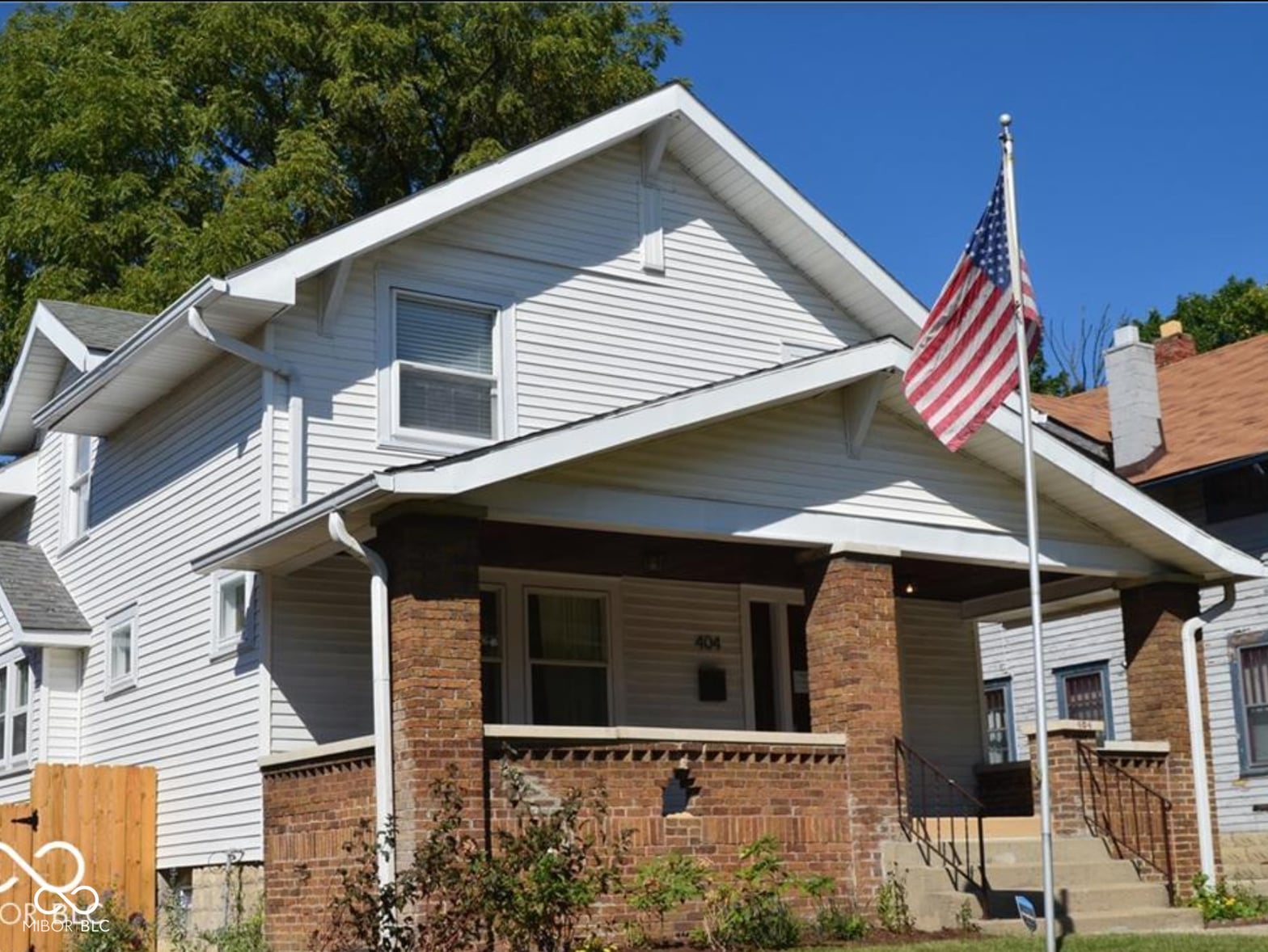 Front exterior at 404 N Riley Avenue, Indianapolis, IN