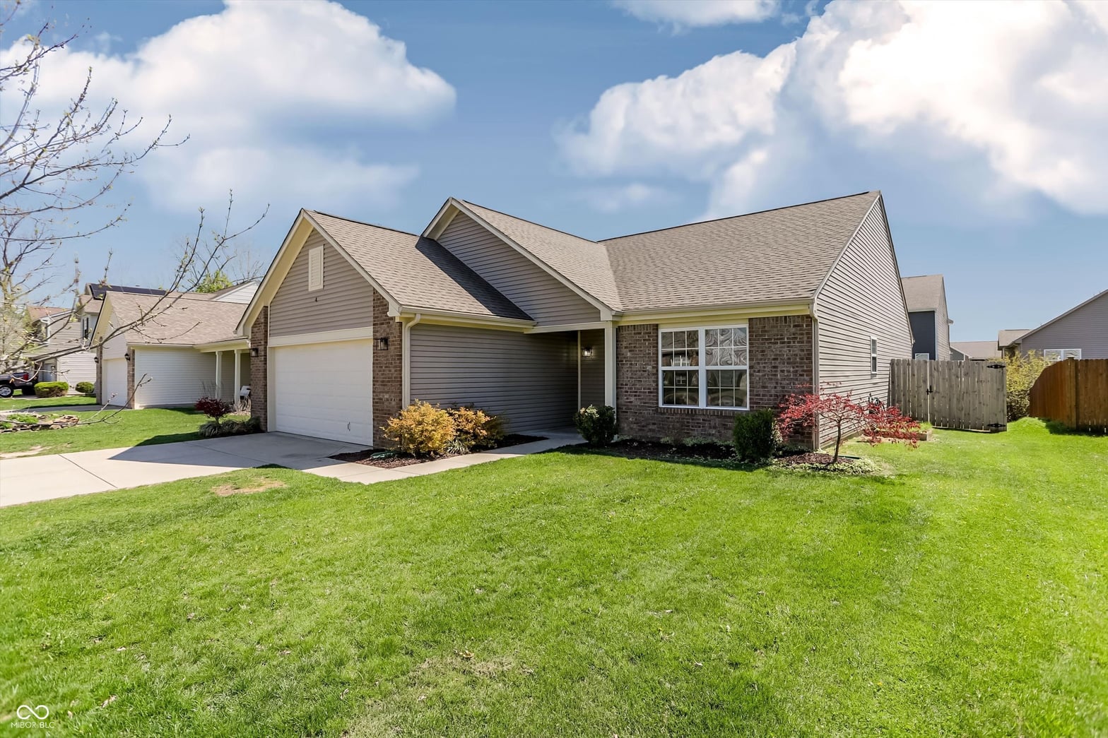 Front exterior at 1245 Fiesta Drive, Franklin, IN