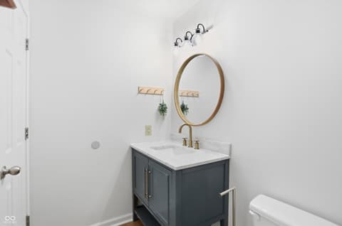 Bathroom at 1245 Fiesta Drive, Franklin, IN