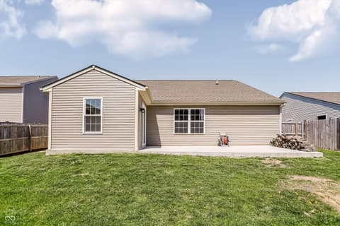 Backyard at 1245 Fiesta Drive, Franklin, IN