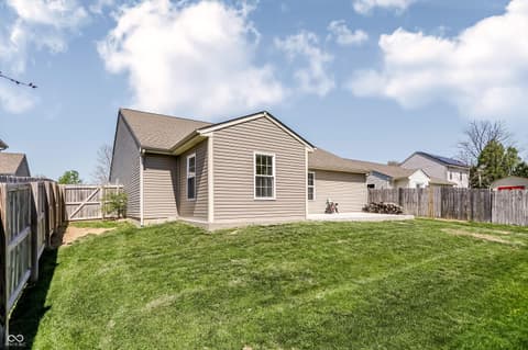 Backyard at 1245 Fiesta Drive, Franklin, IN
