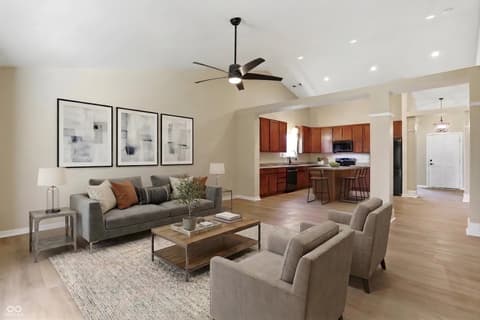 Living room at 1245 Fiesta Drive, Franklin, IN
