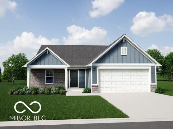 Front exterior at 336 Little Torino Way, Greenfield, IN