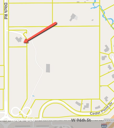 Spacious corner lot in established residential neighborhood.