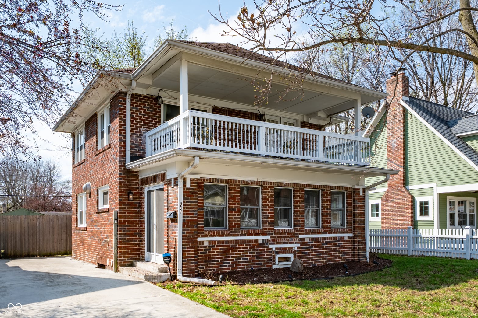 Front exterior at 331 W Hampton Drive, Indianapolis, IN