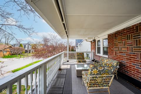 Outdoor living area at 331 W Hampton Drive, Indianapolis, IN