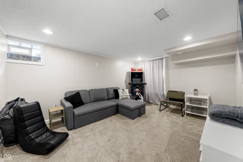 Living room at 331 W Hampton Drive, Indianapolis, IN