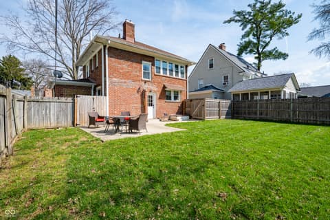 Backyard at 331 W Hampton Drive, Indianapolis, IN