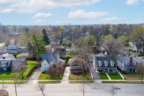 Aerial view at 331 W Hampton Drive, Indianapolis, IN