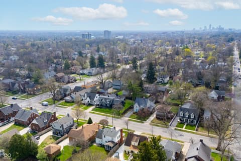 Aerial view at 331 W Hampton Drive, Indianapolis, IN