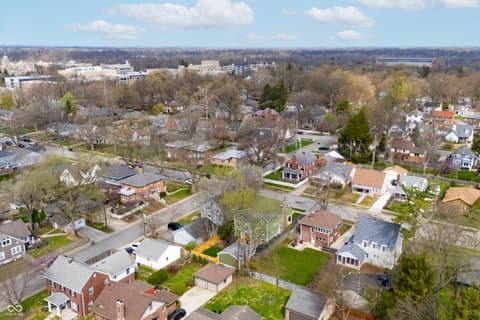Aerial view at 331 W Hampton Drive, Indianapolis, IN