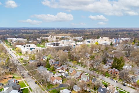Aerial view at 331 W Hampton Drive, Indianapolis, IN