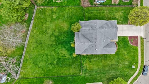 Aerial view at 4012 S Loganberry Court, New Palestine, IN