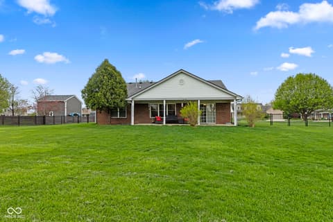 Backyard at 4012 S Loganberry Court, New Palestine, IN