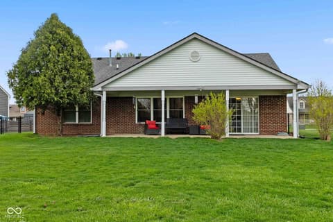 Backyard at 4012 S Loganberry Court, New Palestine, IN