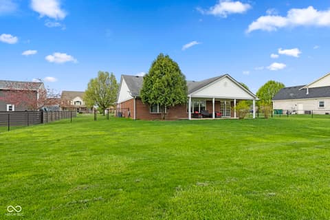 Backyard at 4012 S Loganberry Court, New Palestine, IN